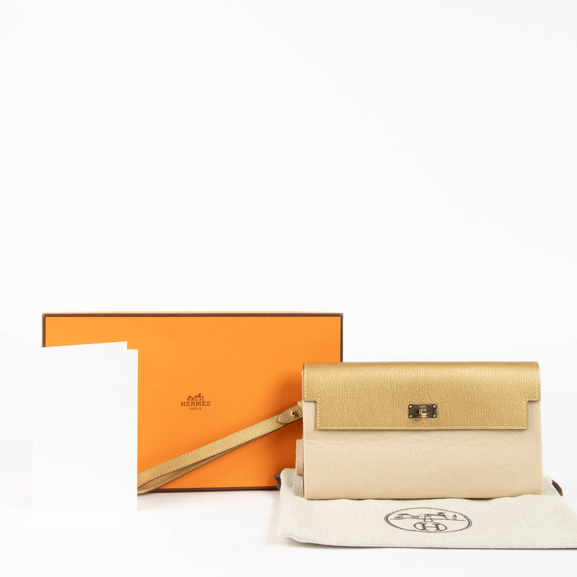 Hermès Kelly Pocket Long Chevre Chamkilight