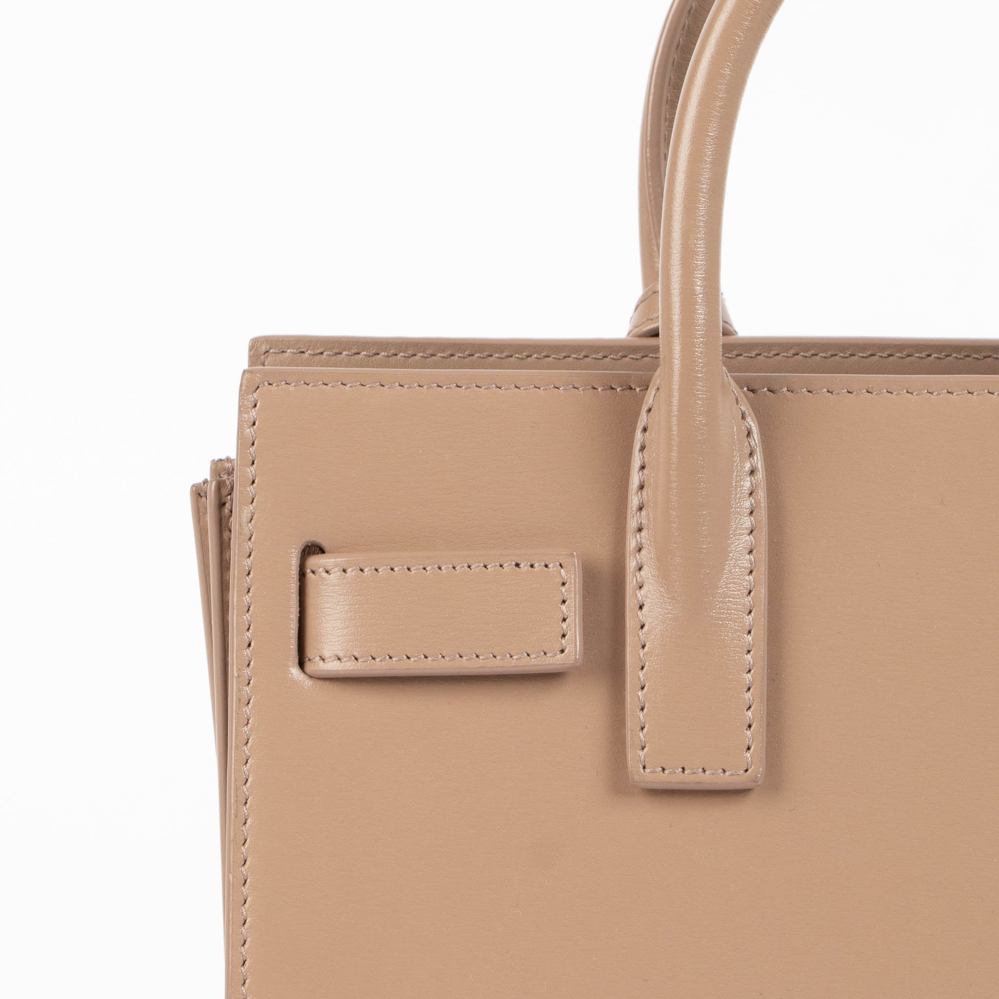 Saint Laurent Pink Nano Sac de Jour Top Handle Bag – Labellov
