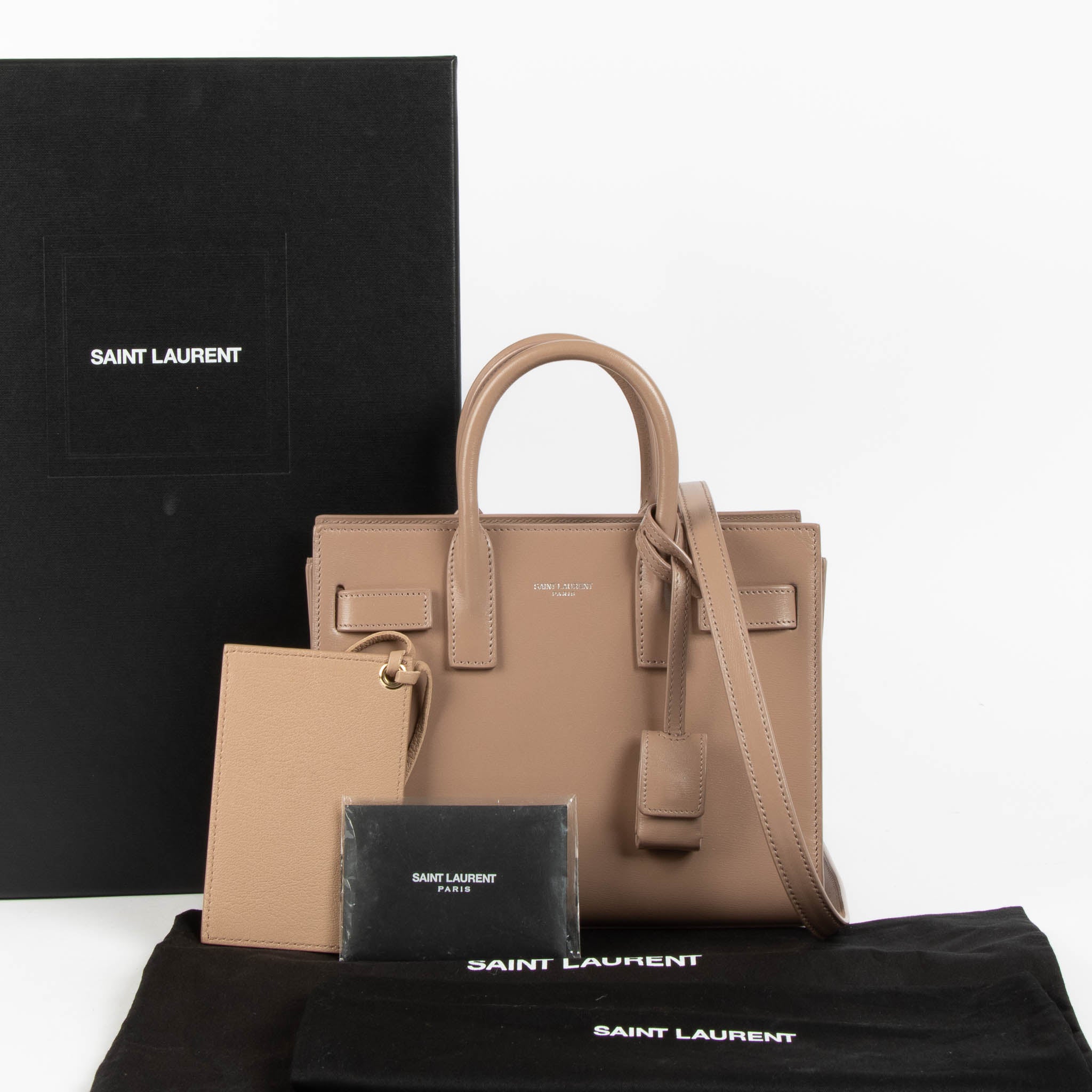 Saint Laurent Pink Nano Sac de Jour Top Handle Bag – Labellov