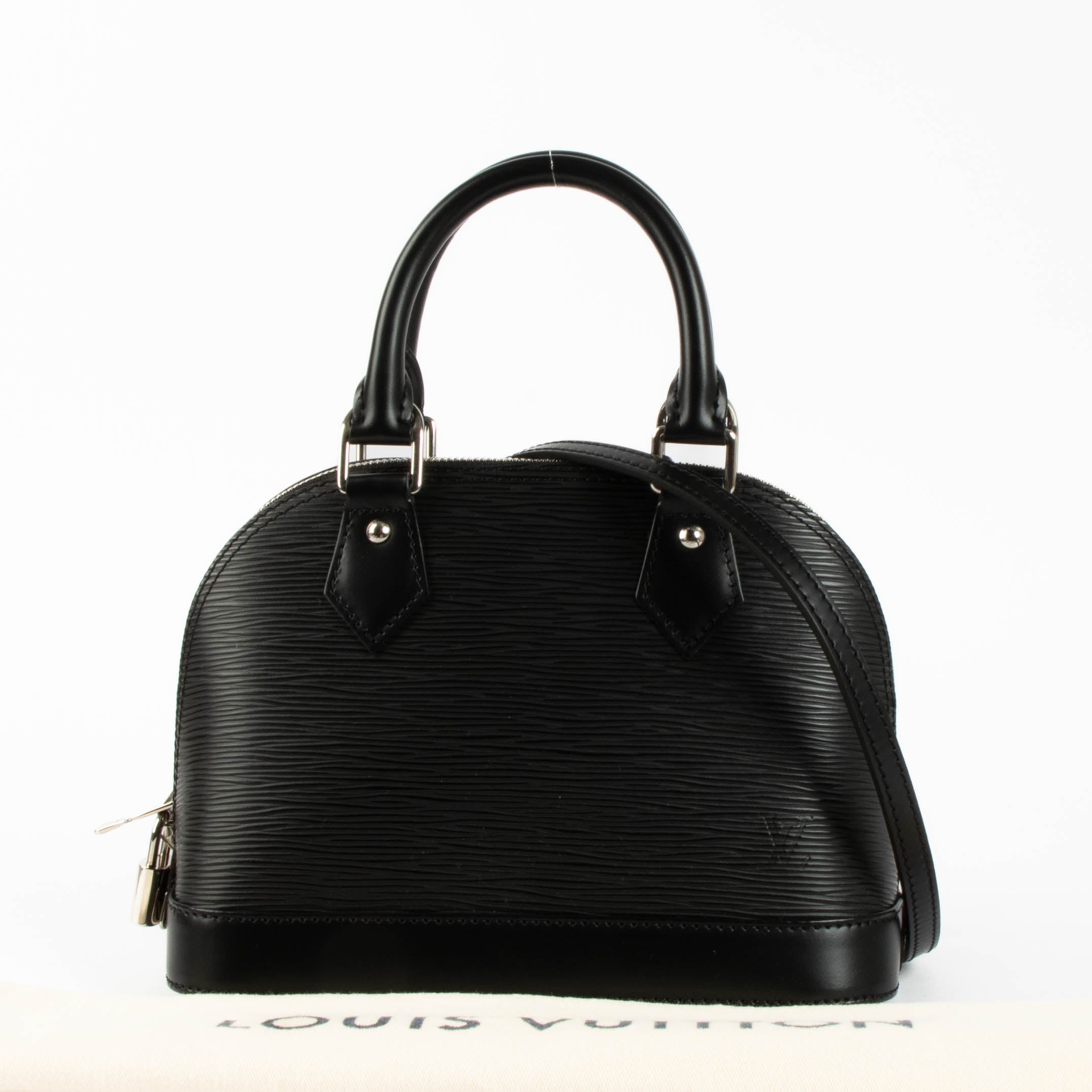 バッグ Louis Vuitton Epi Alma Black Louis Vuitton Black Epi Alma BB Bag – Labellov