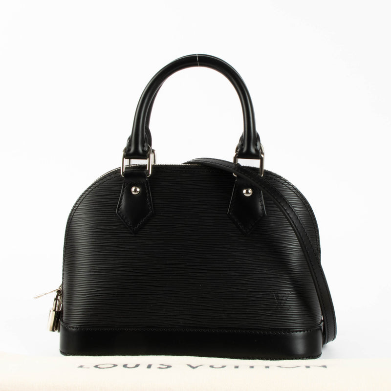 Shop authentic Louis Vuitton Black Epi Alma BB Bag on Labellov.com.