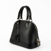 Shop authentic Louis Vuitton Black Epi Alma BB Bag on Labellov.com.