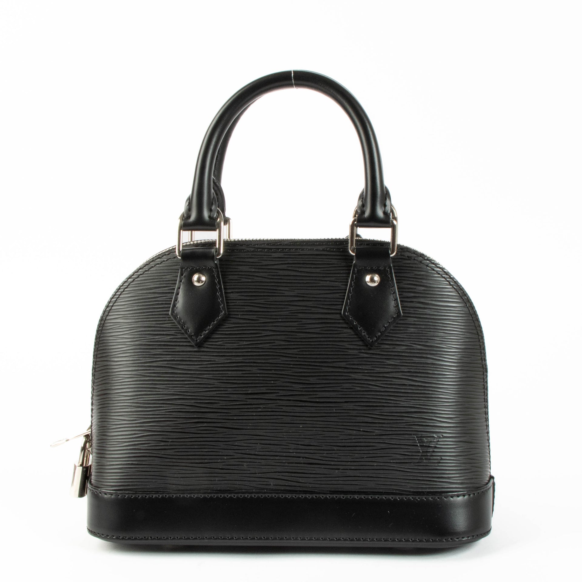 Shop authentic Louis Vuitton Black Epi Alma BB Bag on Labellov.com.