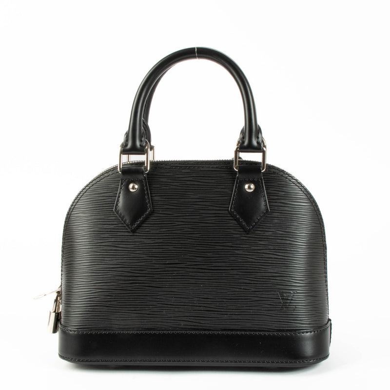 Shop authentic Louis Vuitton Black Epi Alma BB Bag on Labellov.com.
