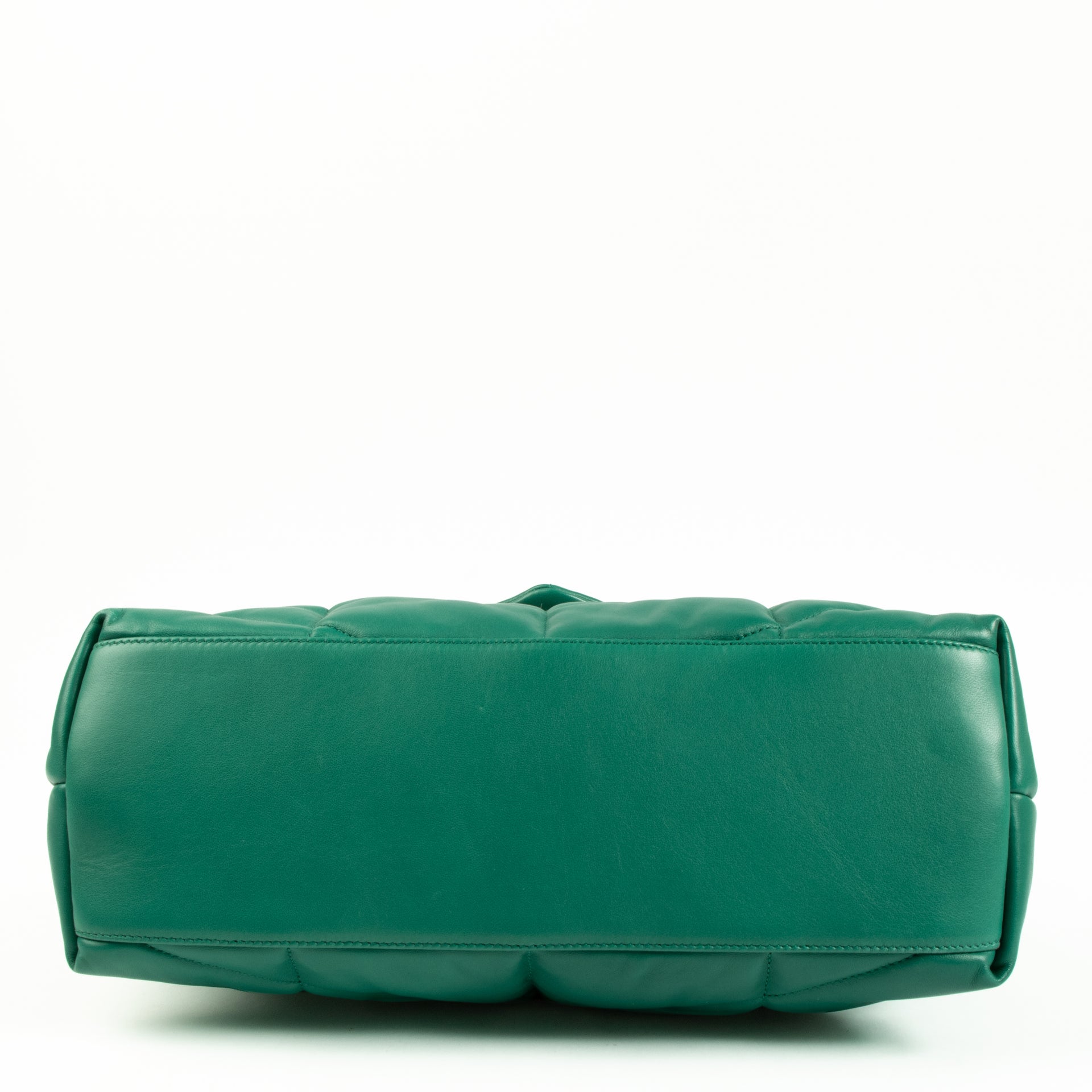 Saint Laurent Field Green Lambskin Medium Puffer Bag