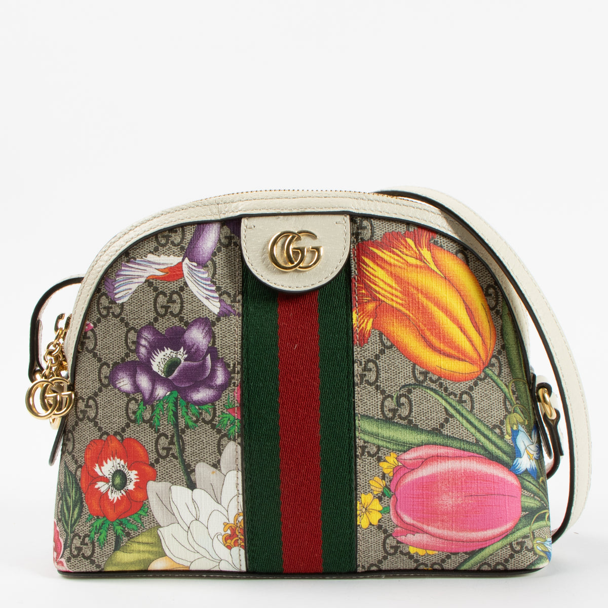 Shop the authentic Gucci GG Flora Ophedia Crossbody Bag second hand on Labellov.com!