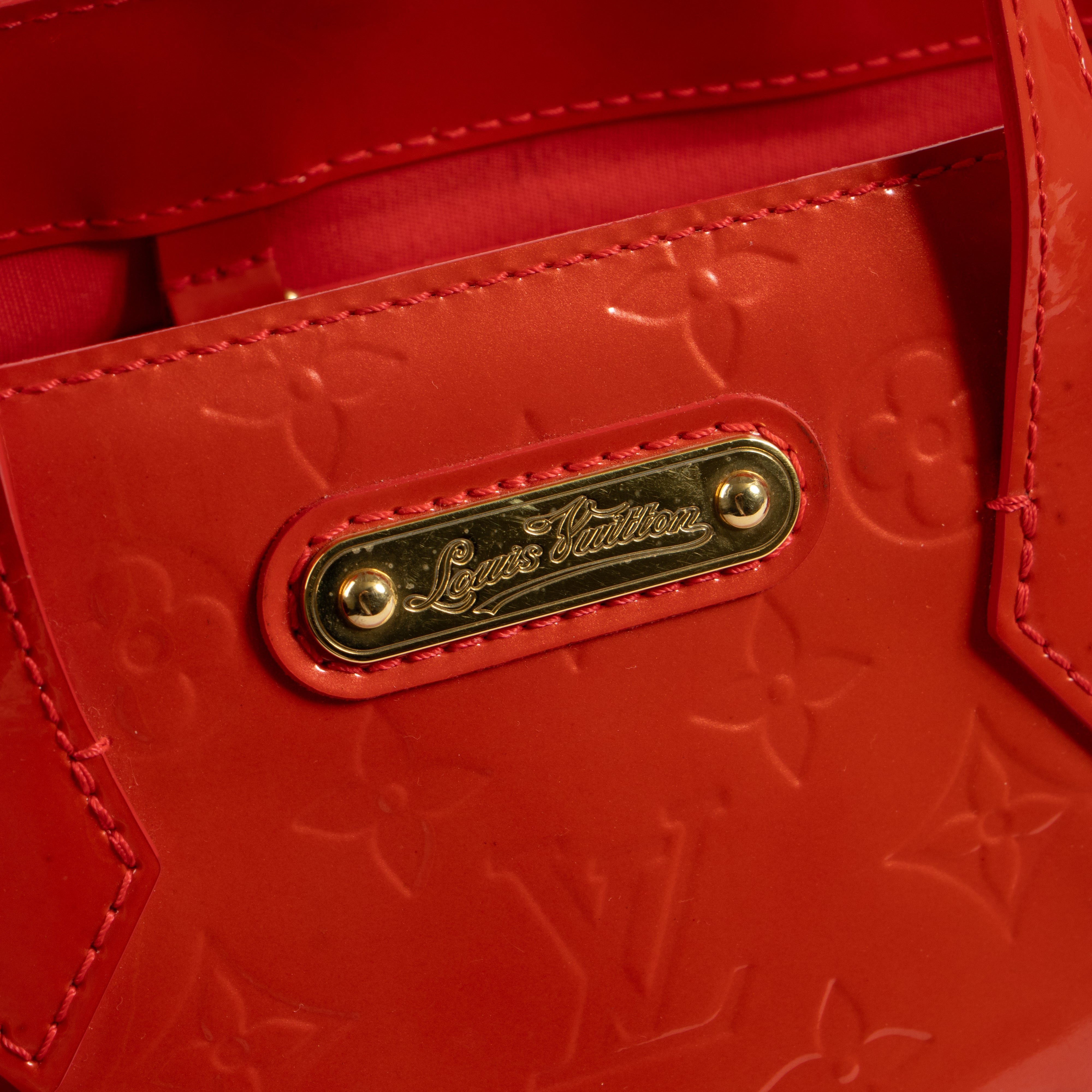 Louis Vuitton Rouge grenadine Wilshire PM Top handle – Labellov