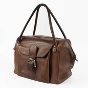 Shop this authentic Delvaux Brown Bridon Brillant 12H Bag pre-loved on Labellov.com 