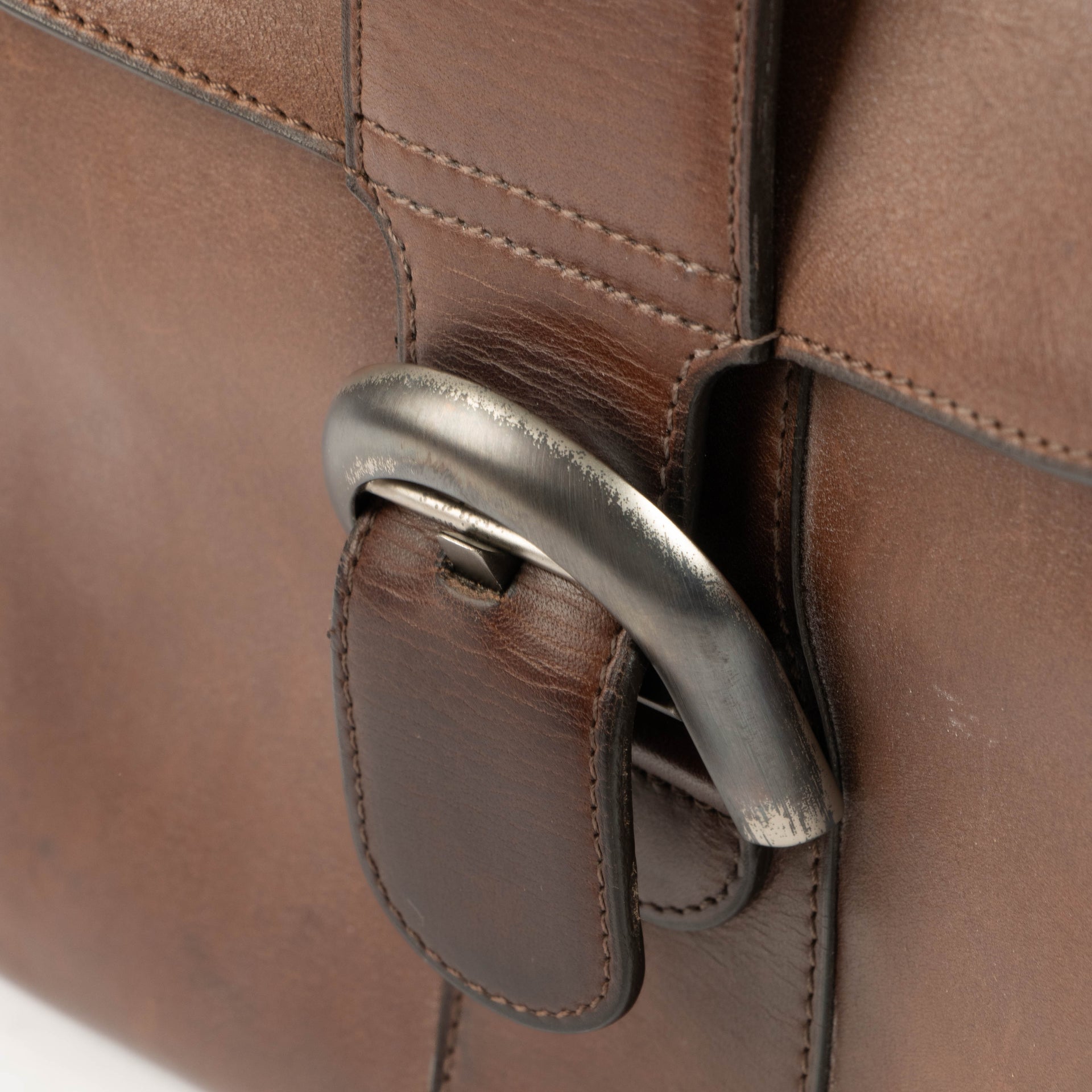 Shop this authentic Delvaux Brown Bridon Brillant 12H Bag pre-loved on Labellov.com 