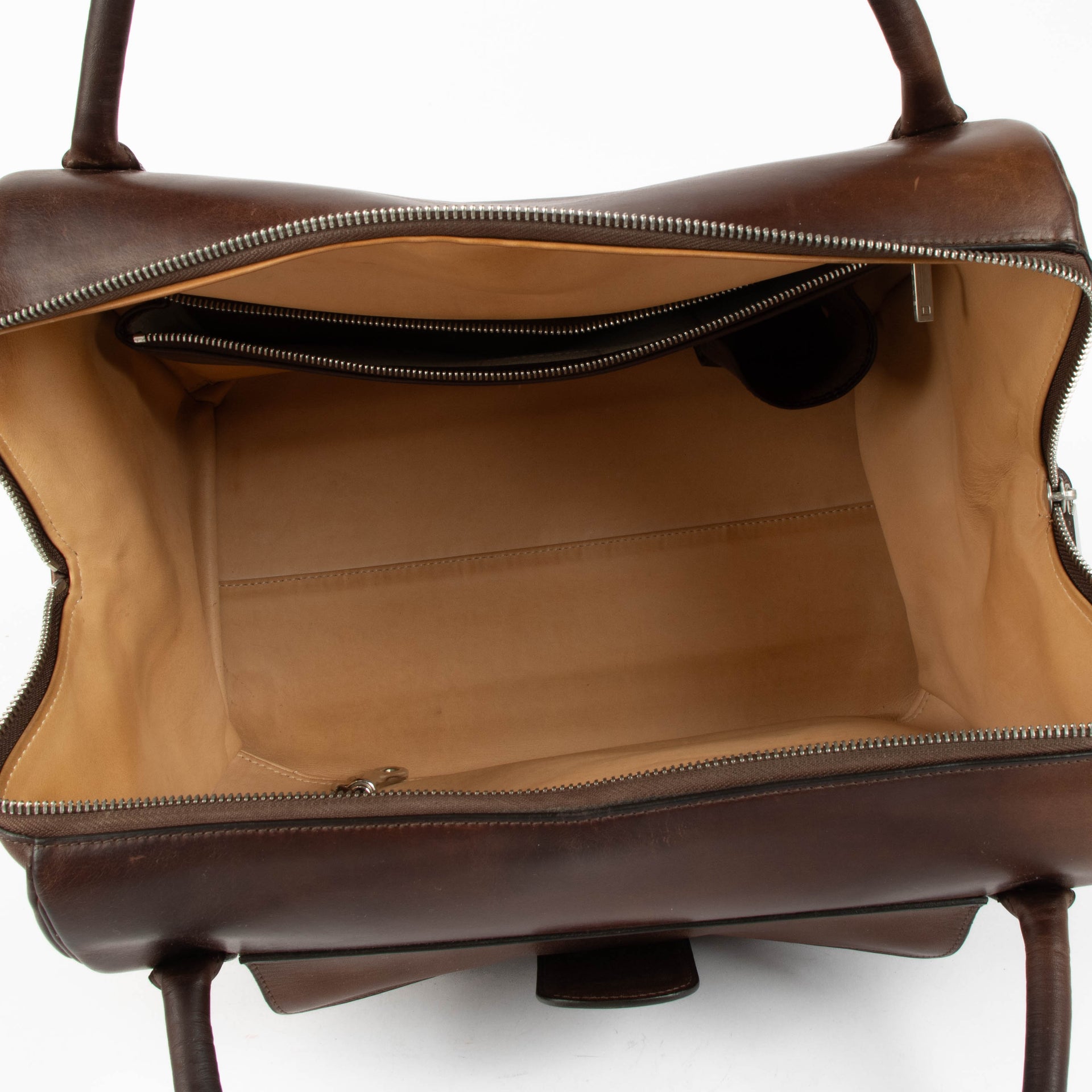 Shop this authentic Delvaux Brown Bridon Brillant 12H Bag pre-loved on Labellov.com 