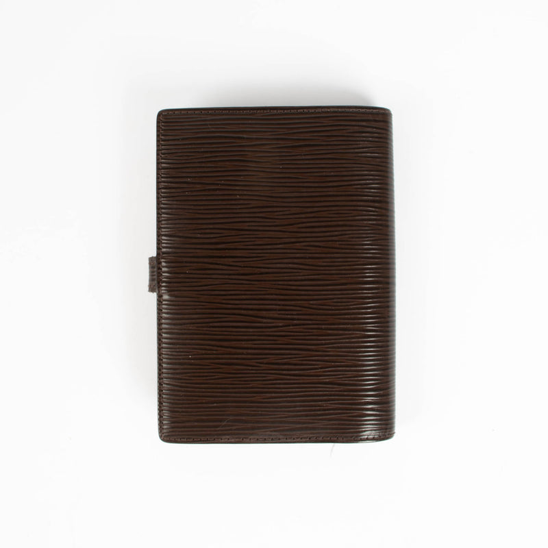 Louis Vuitton Brown Epi Small Ring Agenda Cover