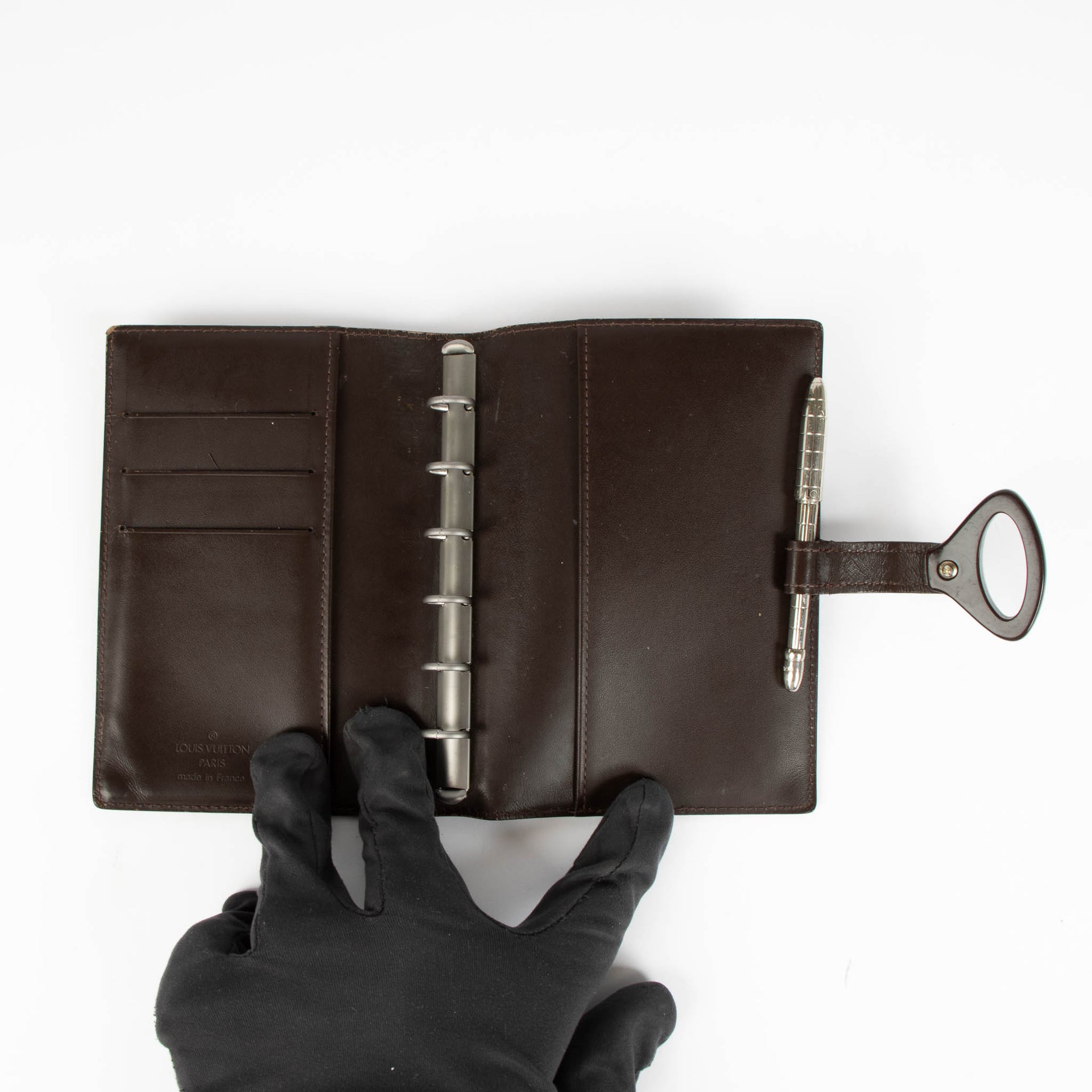 Louis Vuitton Bruine Epi Agenda Omslag