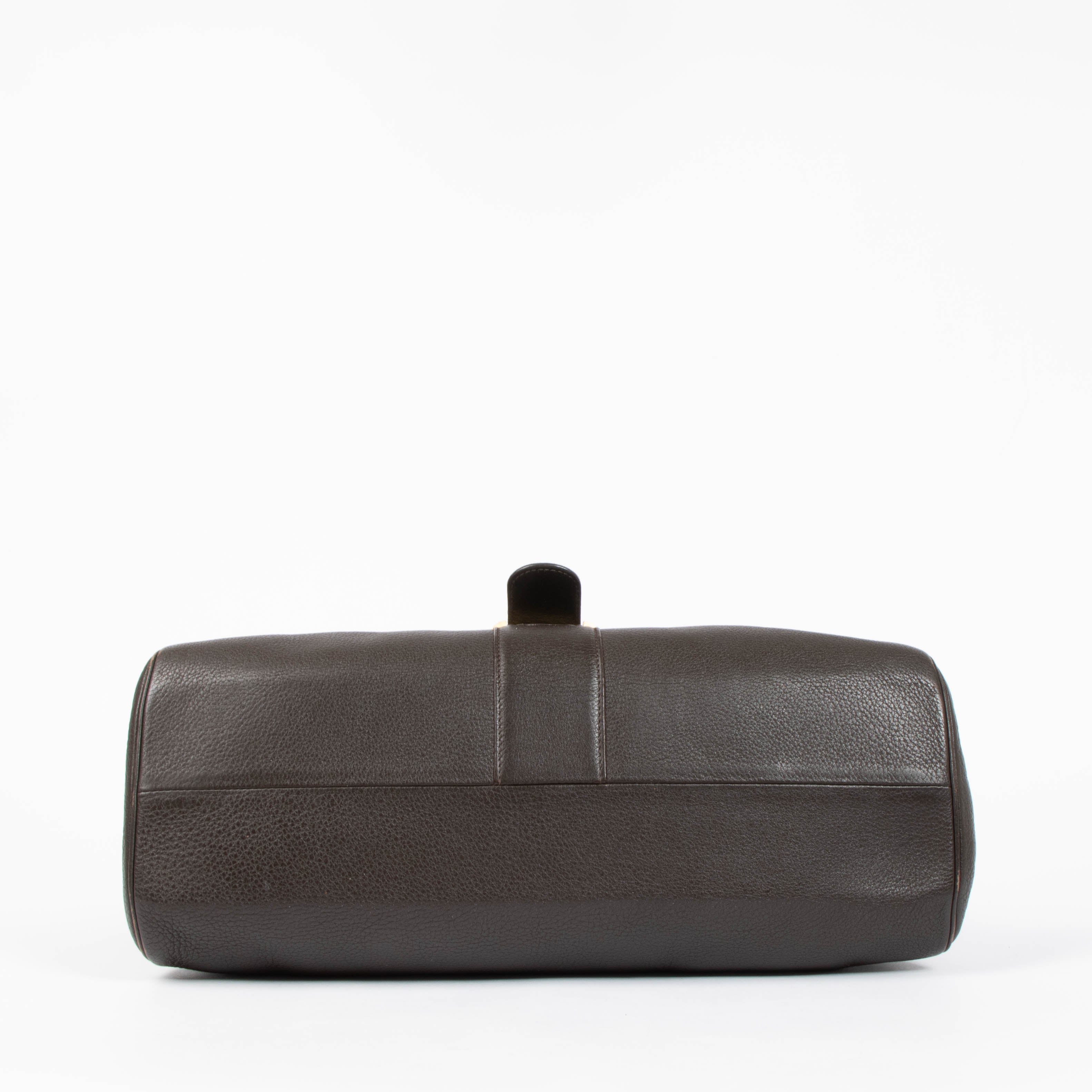 Delvaux Besace Taurillon Crispe Café Brillant Bag – Labellov