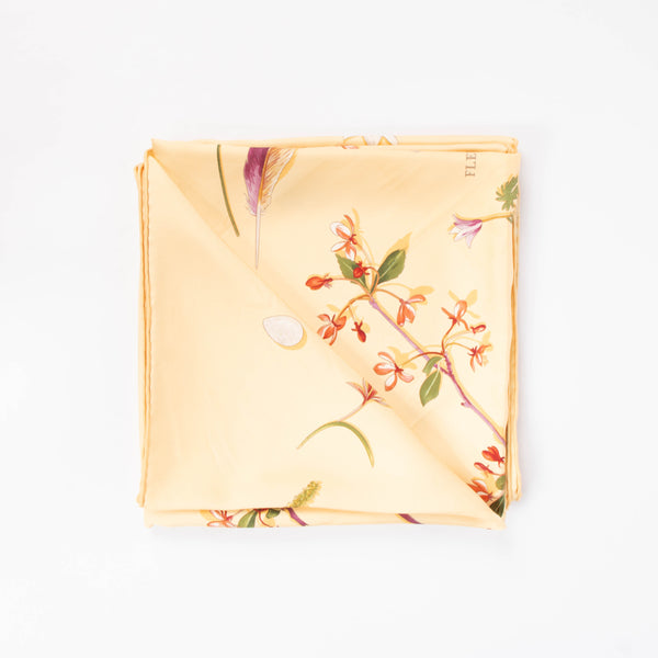 ＊Yaya＊HERMES カレ90 FLEURS et PLUMES 花柄 Hermes Carré de Soie 90 Fleurs et Plumes – Labellov