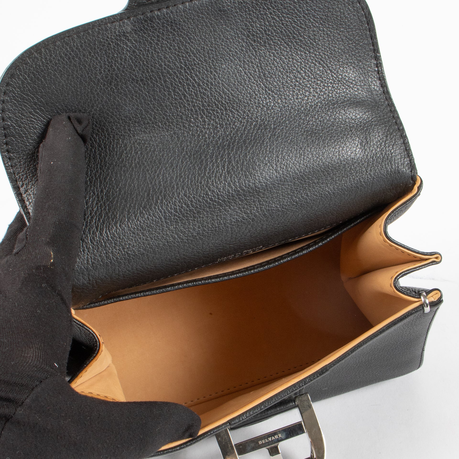 Delvaux Black Sellier Brillant Mini Bag