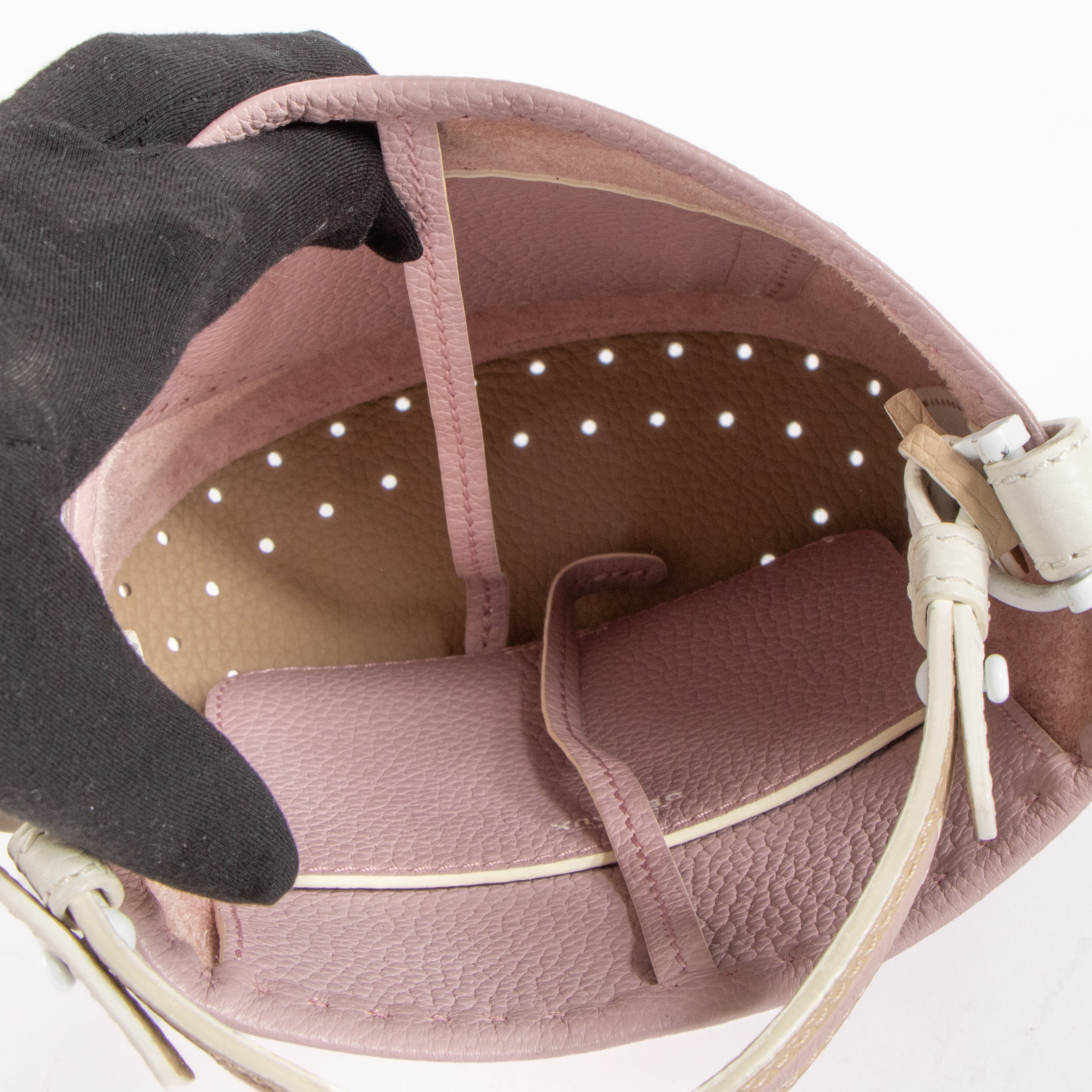 Delvaux Bicolore Taurillon Pin Mini Bucket Surpique Bag – Labellov