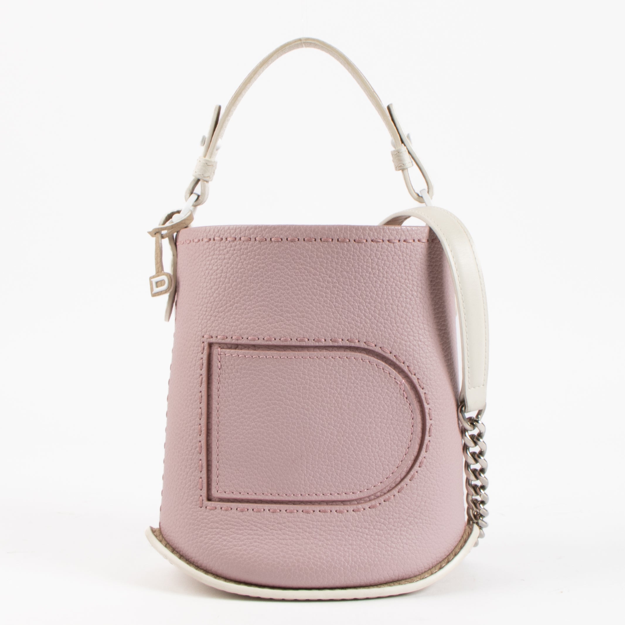 Delvaux Bicolore Taurillon Pin Mini Bucket Surpique Bag – Labellov