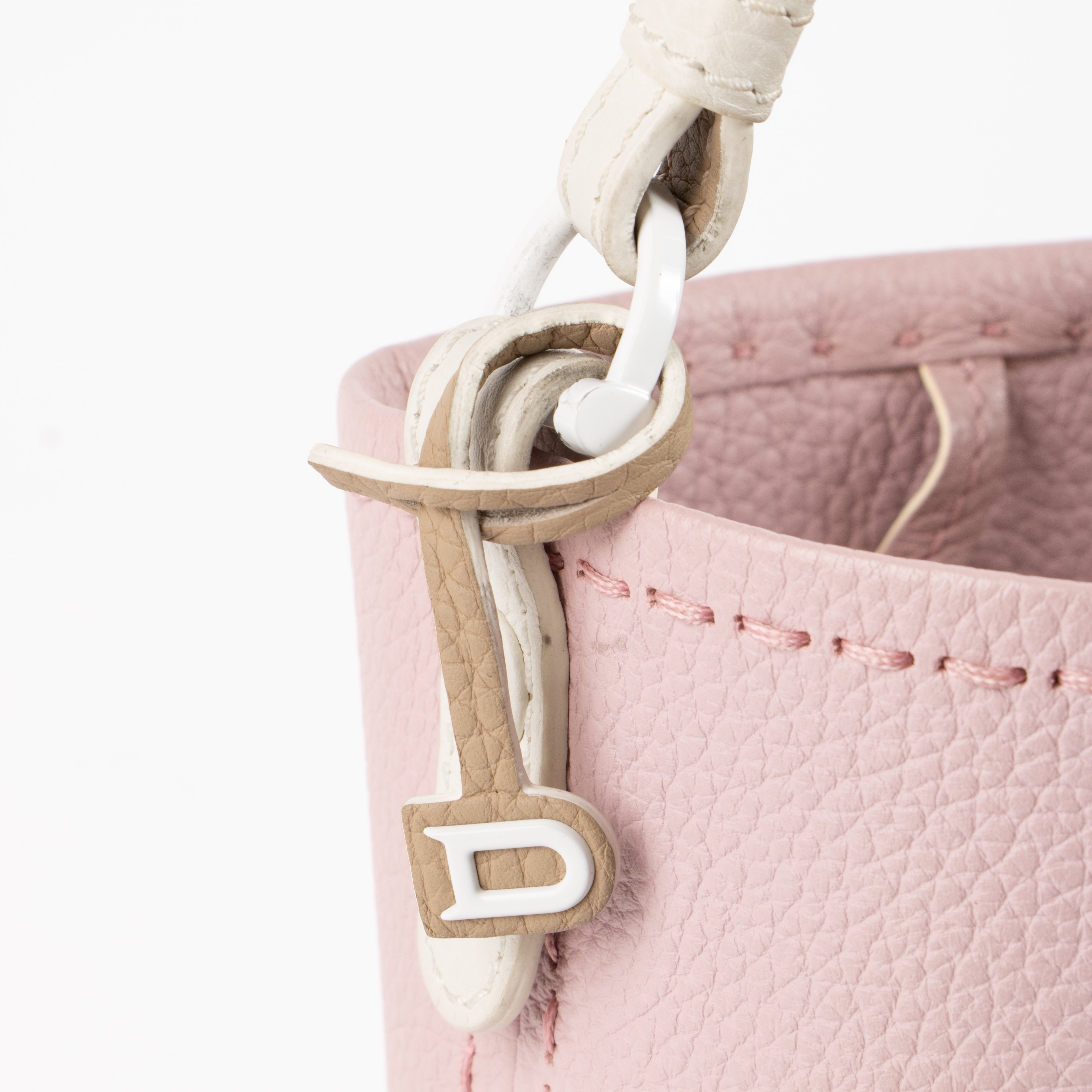 Delvaux Bicolore Taurillon Pin Mini Bucket Surpique Bag – Labellov