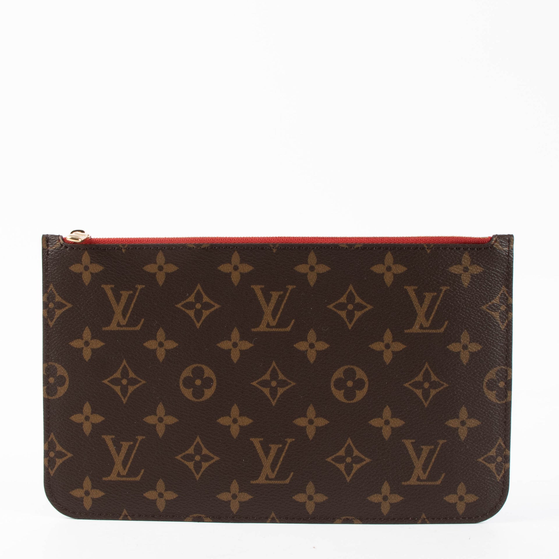 Louis Vuitton Monogram/Cerise Neverfull Pouch