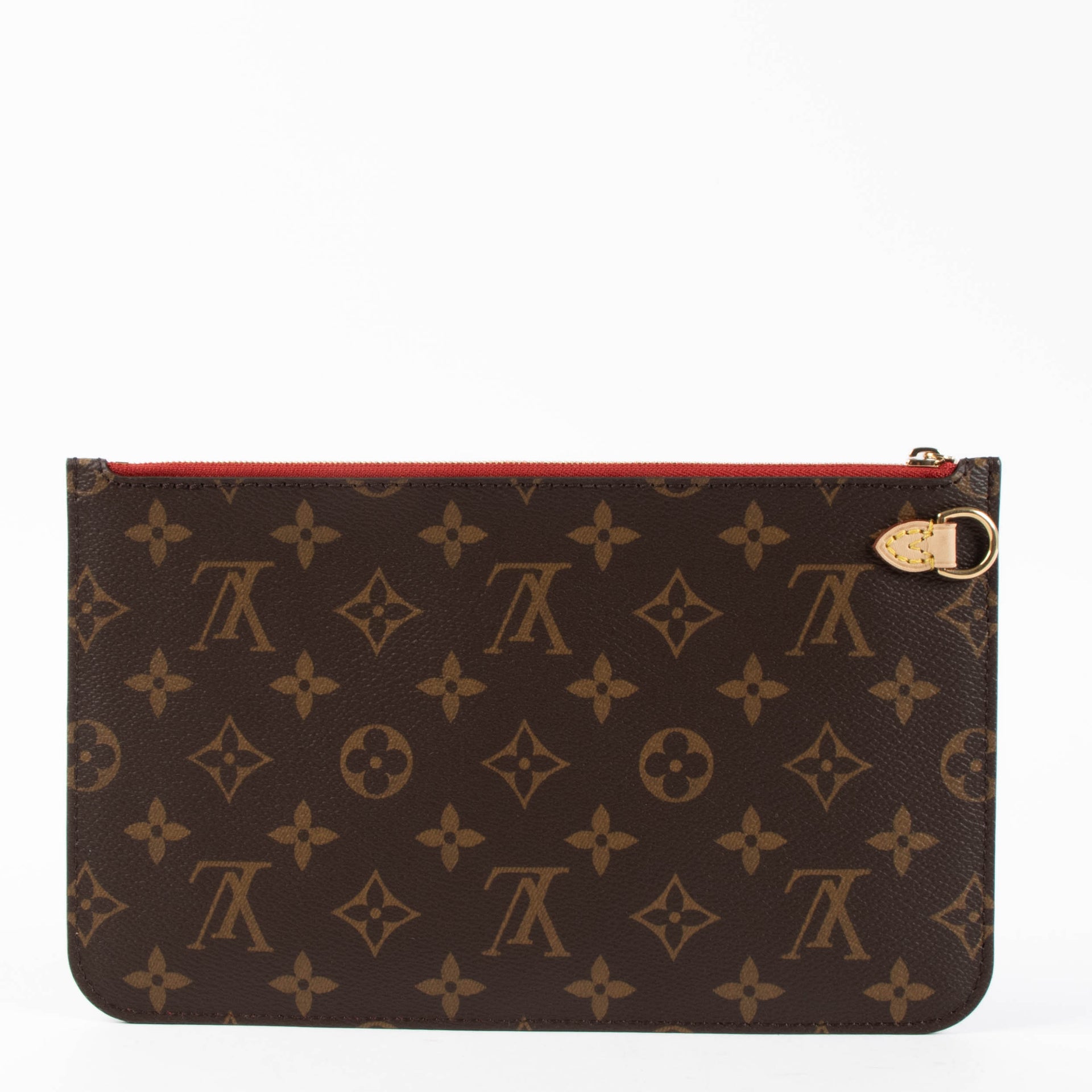 Louis Vuitton Monogram/Cerise Neverfull Pouch