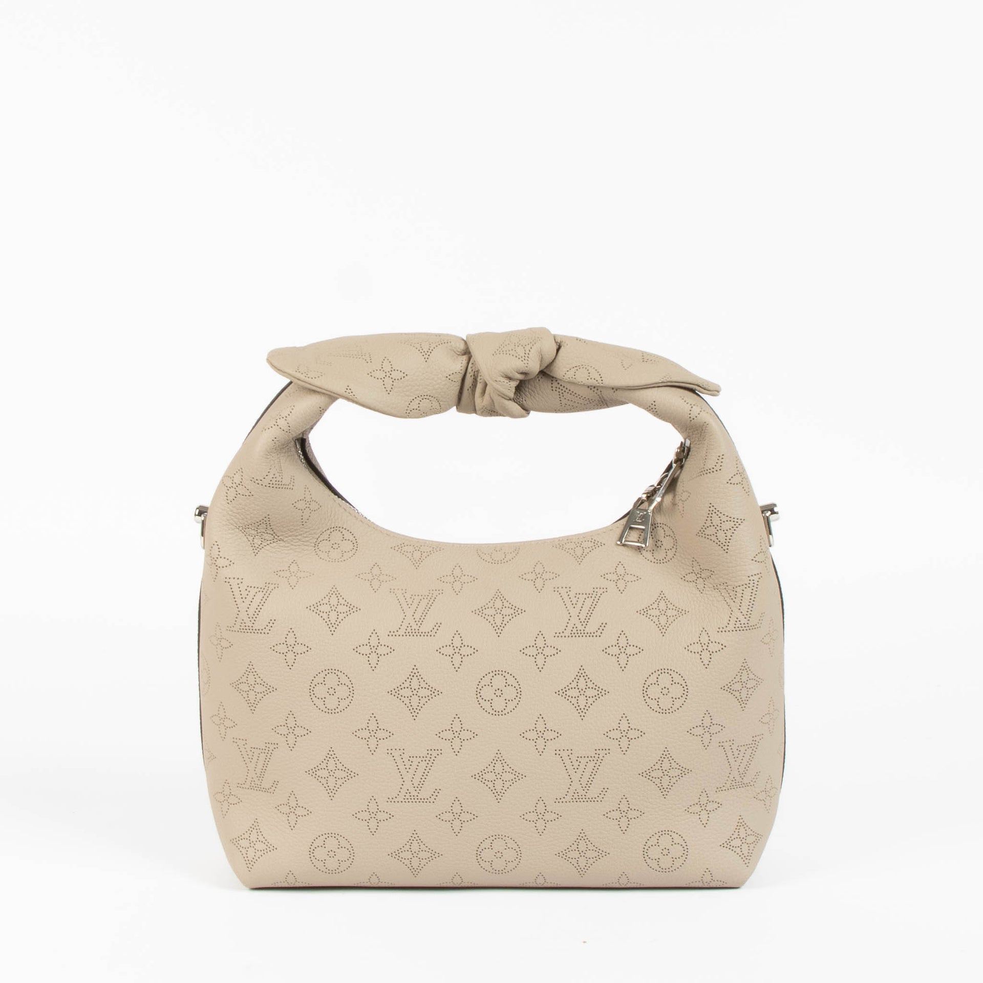 Shop this 100% authentic Louis Vuitton Tourterelle Why Knot Bag at Labellov.com
