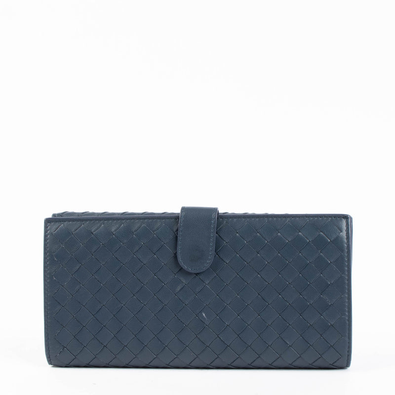 Bottega Veneta Blue Wallet