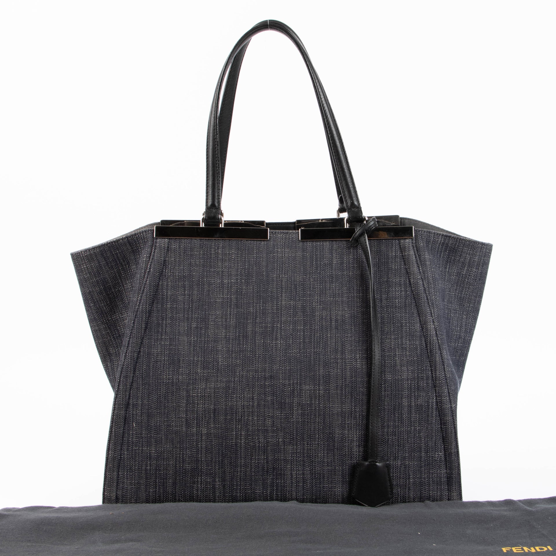 Fendi Denim 3 Jours Tote Bag