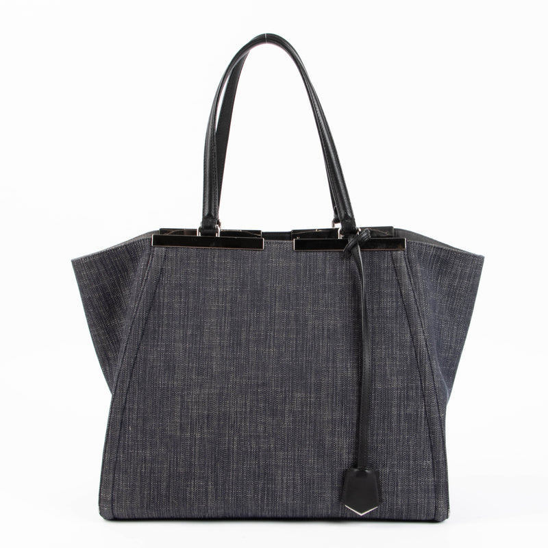 Sac cabas Fendi 3 Jours gris