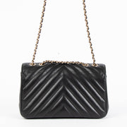 Shop this 100% authentic Chanel Black Chevron Mini Flap Bag at Labellov.com