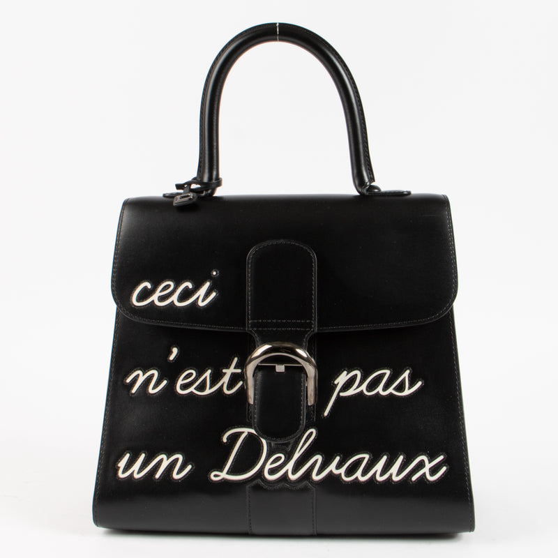 Shop the authentic Delvaux Black Box Calf Brillant L'Humour MM Bag on Labellov.com !