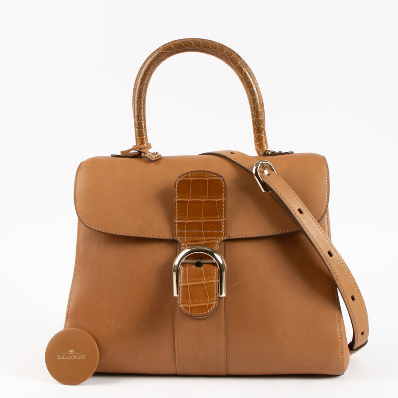 Delvaux Vegetal Alligator/Dream Brillant MM Bag