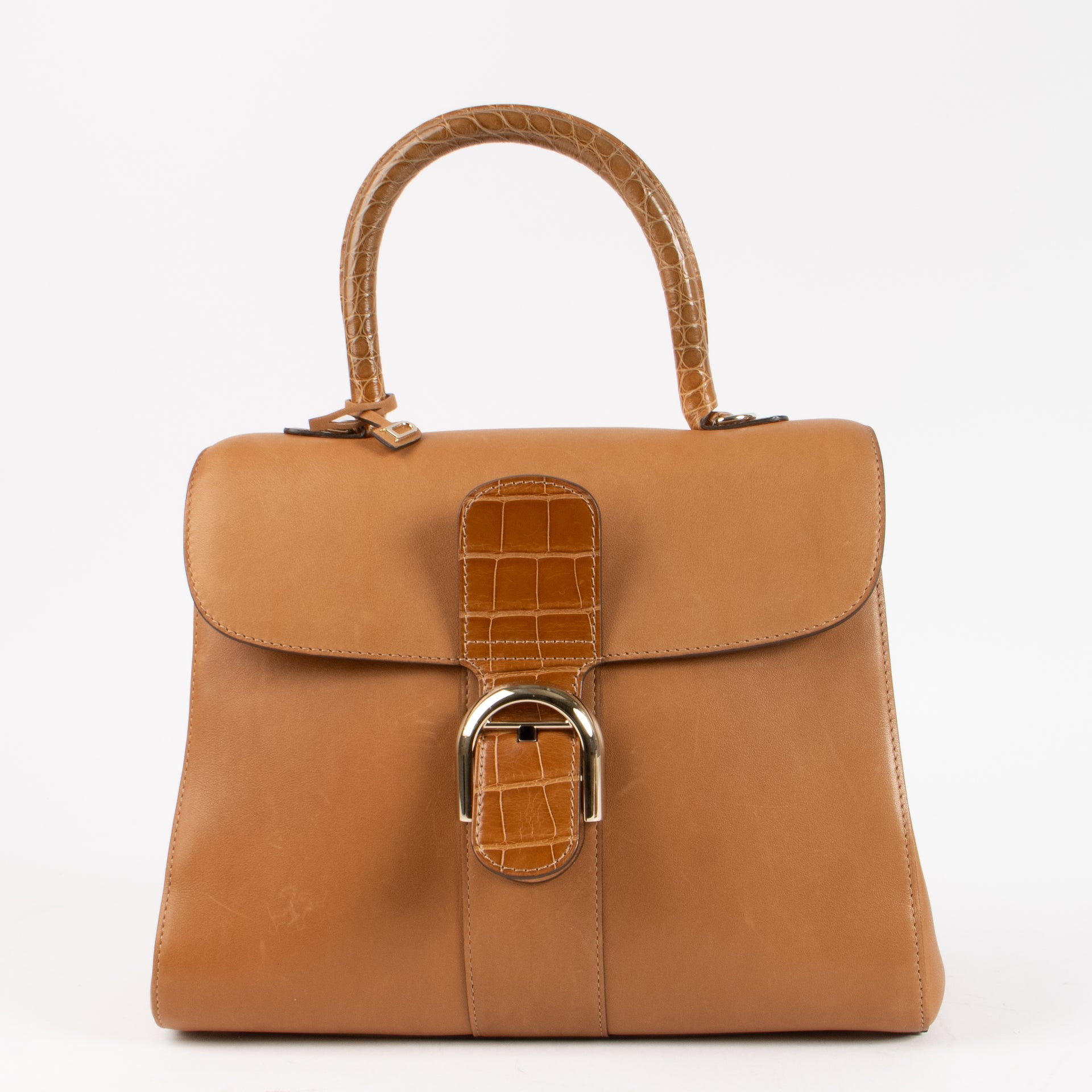 Delvaux Vegetal Alligator/Dream Brillant MM Bag