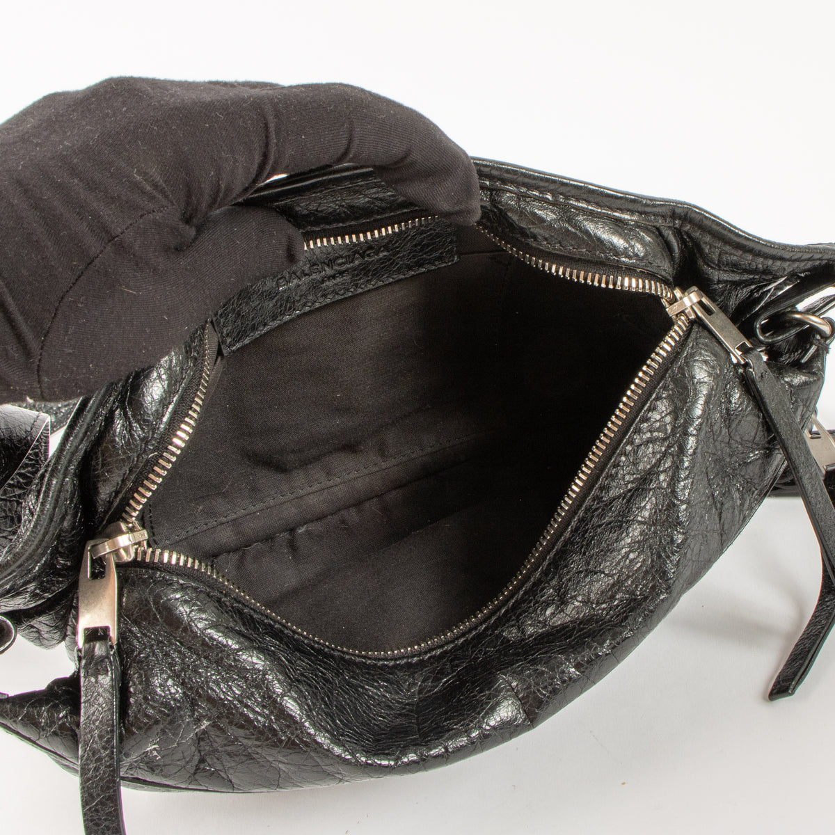 Shop this authentic Balenciaga Black Arena Neo Lift Belt bag pre-loved on labellov.com