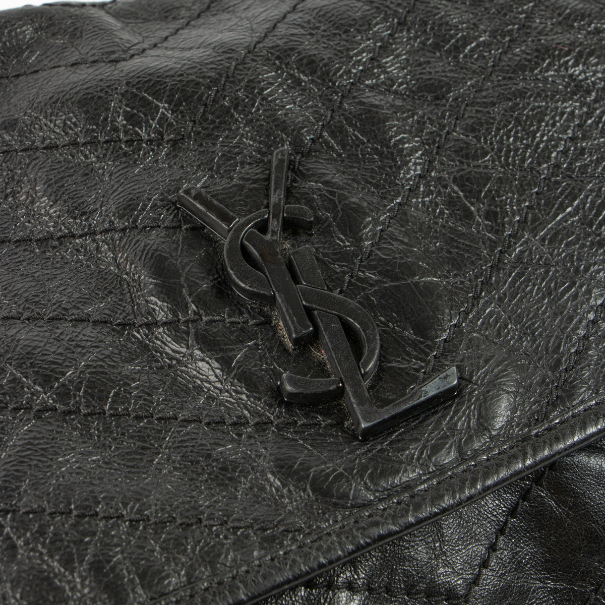 Shop this authentic Saint Laurent Black Large Niki Bag pre-loved on Labellov.com