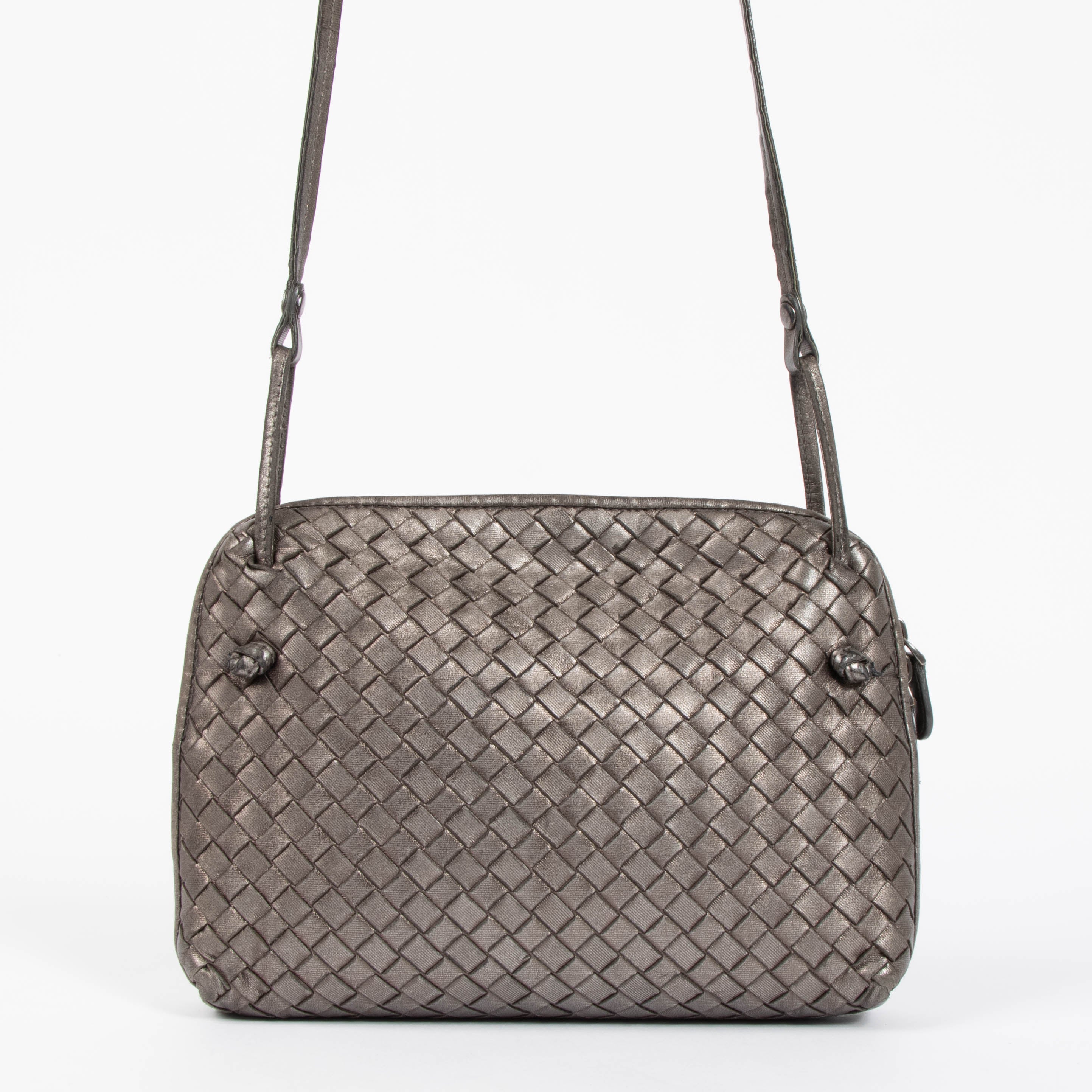 Bottega Veneta Metallic Bronze Crossbody – Labellov