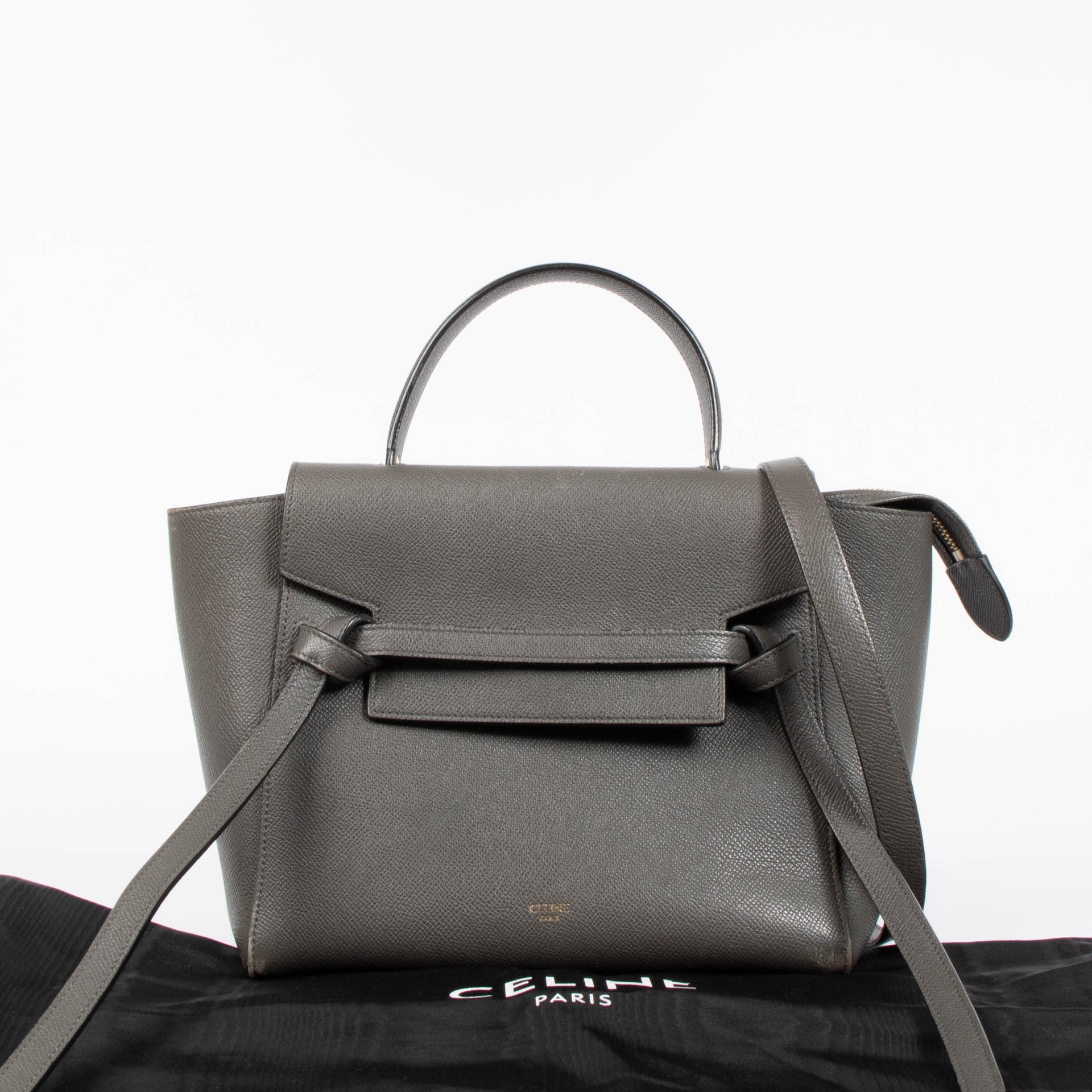 Shop the authentic Celine Taupe Belt Bag second hand on Labellov.com