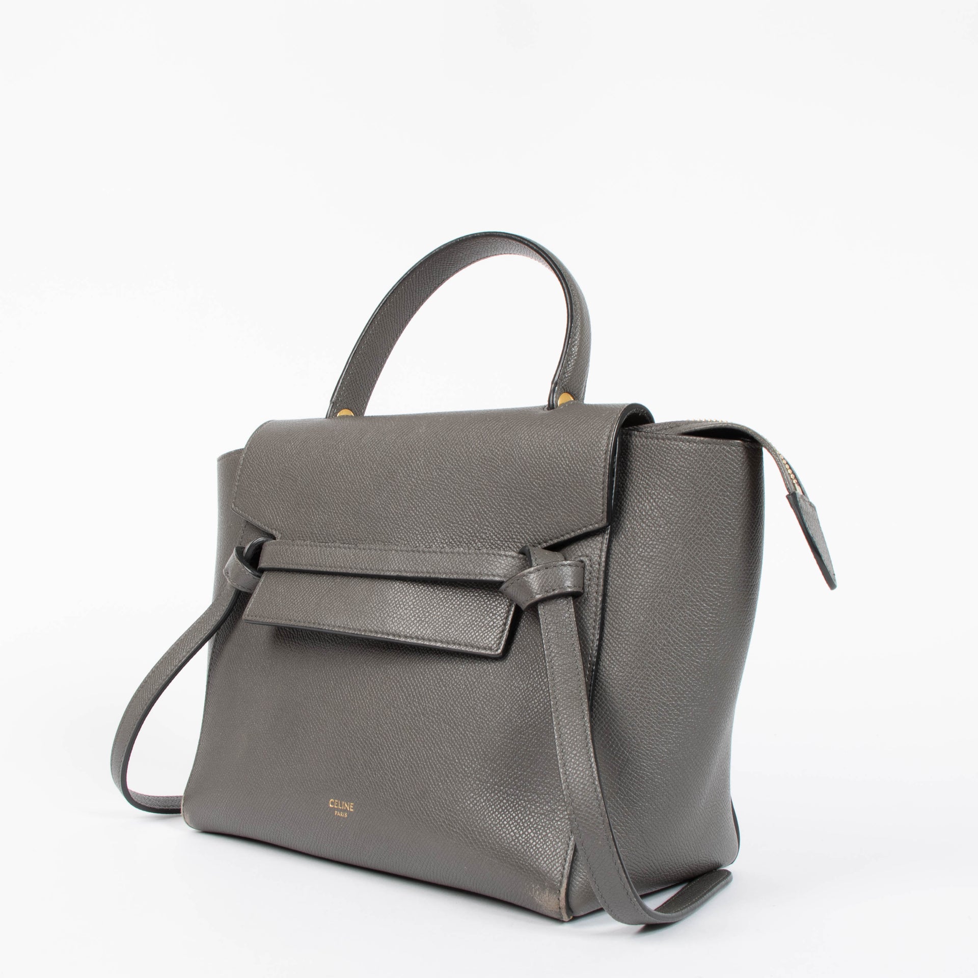 Shop the authentic Celine Taupe Belt Bag second hand on Labellov.com