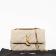 Shop the authentic Saint Laurent beige Jamie Medium Shoulder Bag second hand on Labellov.com