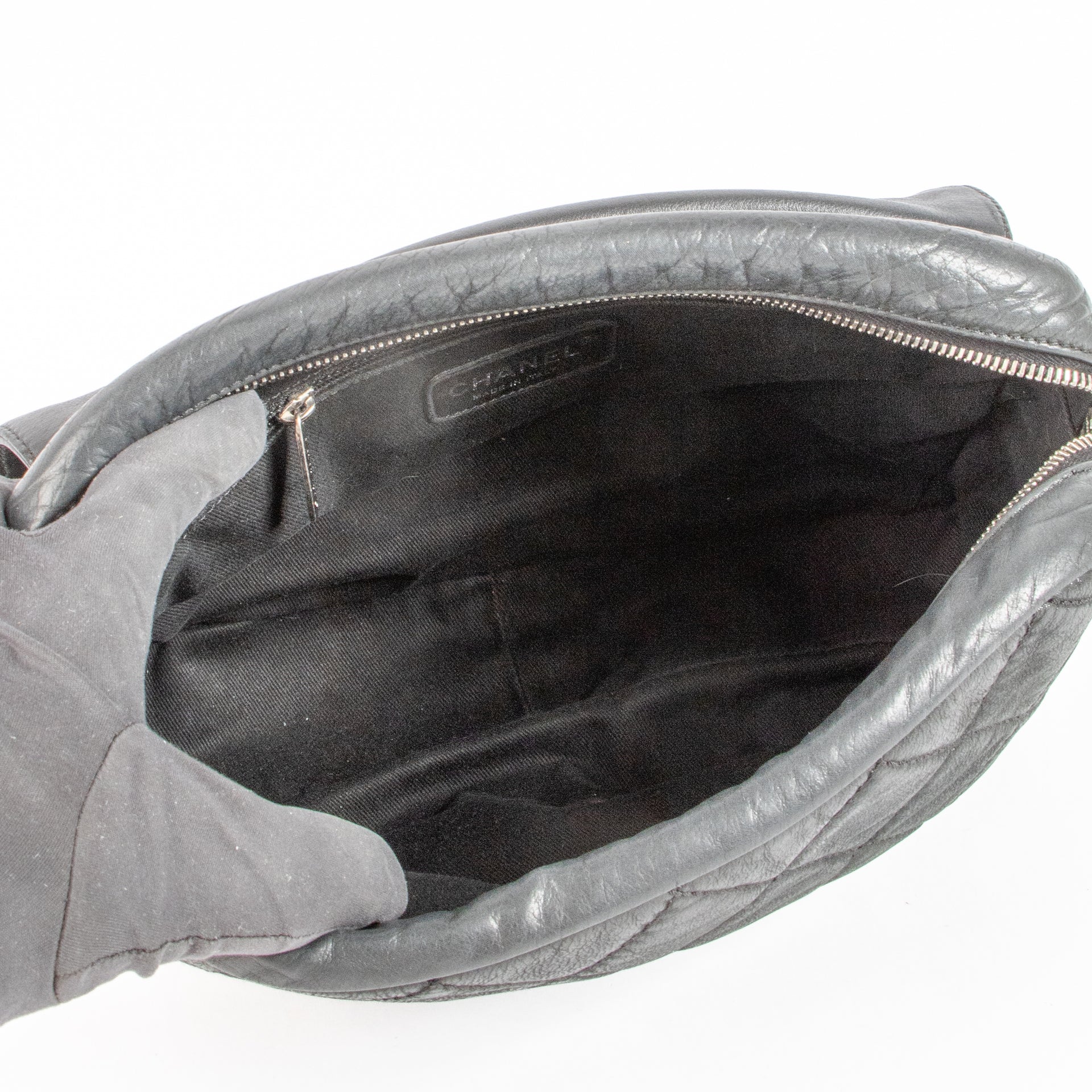 Chanel Black Iridescent Calfskin In The Mix Flap Bag