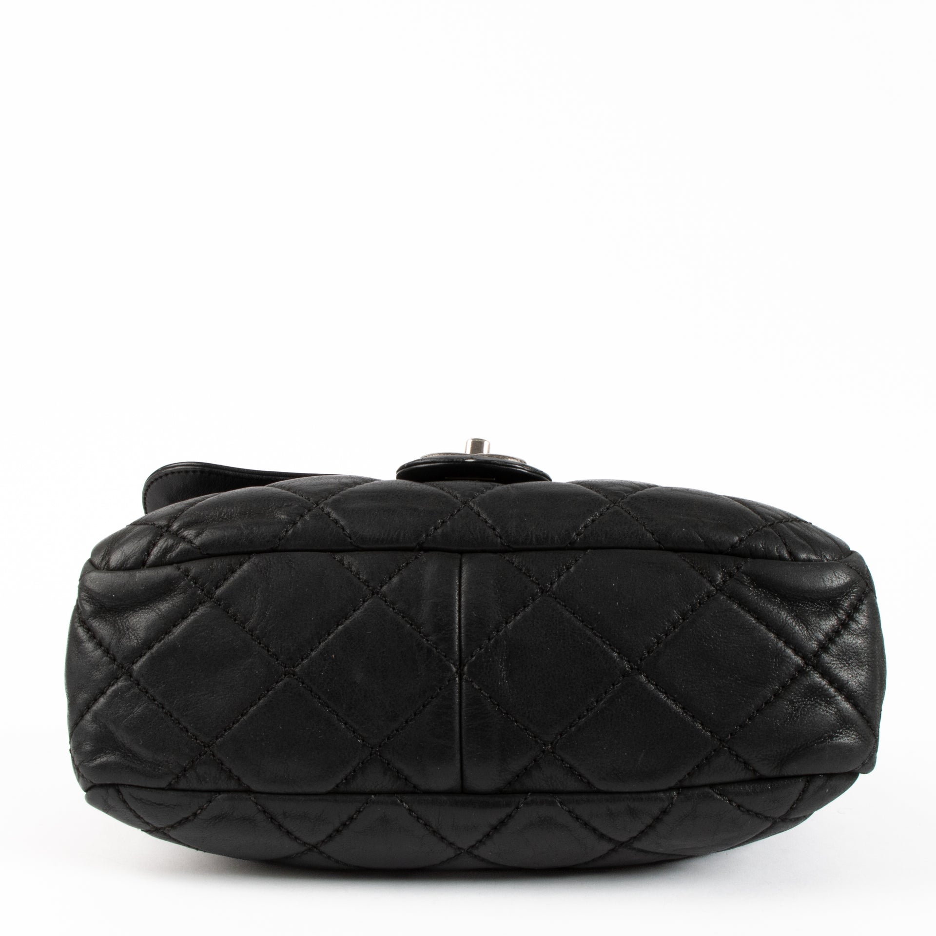 Chanel Black Iridescent Calfskin In The Mix Flap Bag