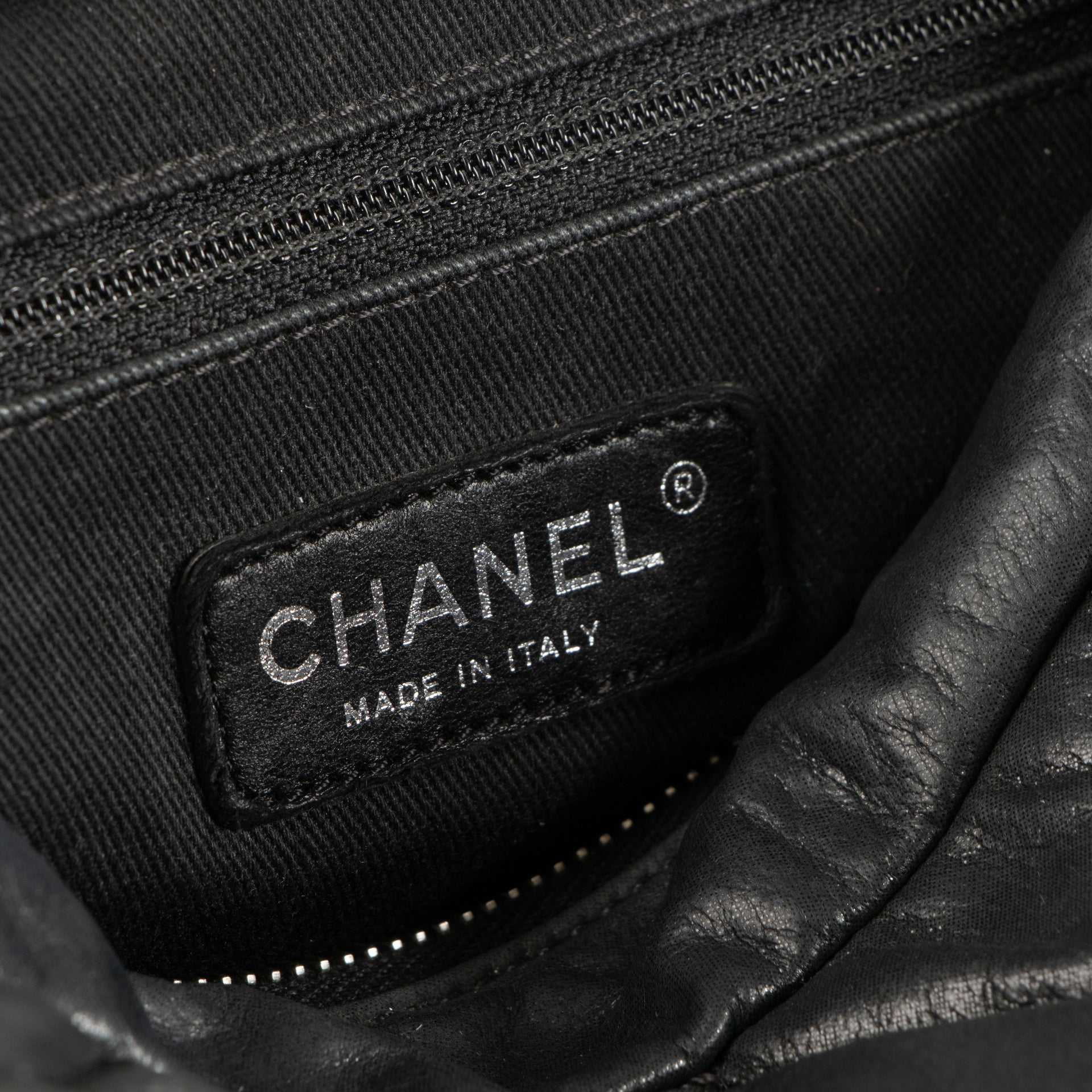 Chanel Black Iridescent Calfskin In The Mix Flap Bag
