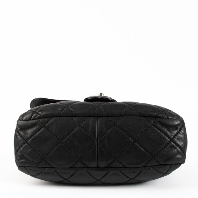 Chanel Black Iridescent Calfskin In The Mix Flap Bag