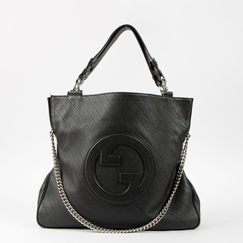 Shop this authentic Gucci Black Medium Blondie Tote Bag Pre-loved on Labellov.com