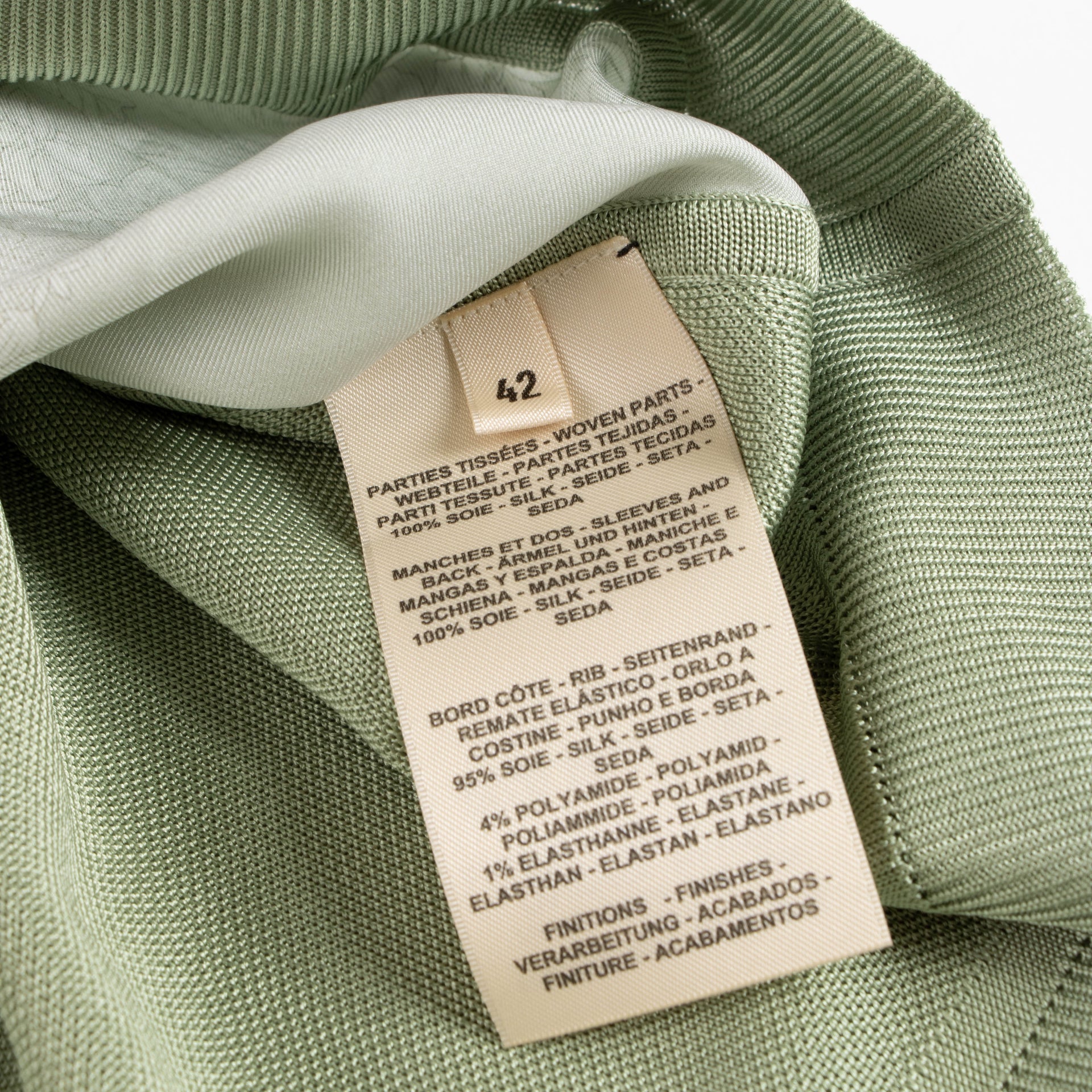 Hermès Vert Tendre Brides de Gala en Fleurs Twillaine Top