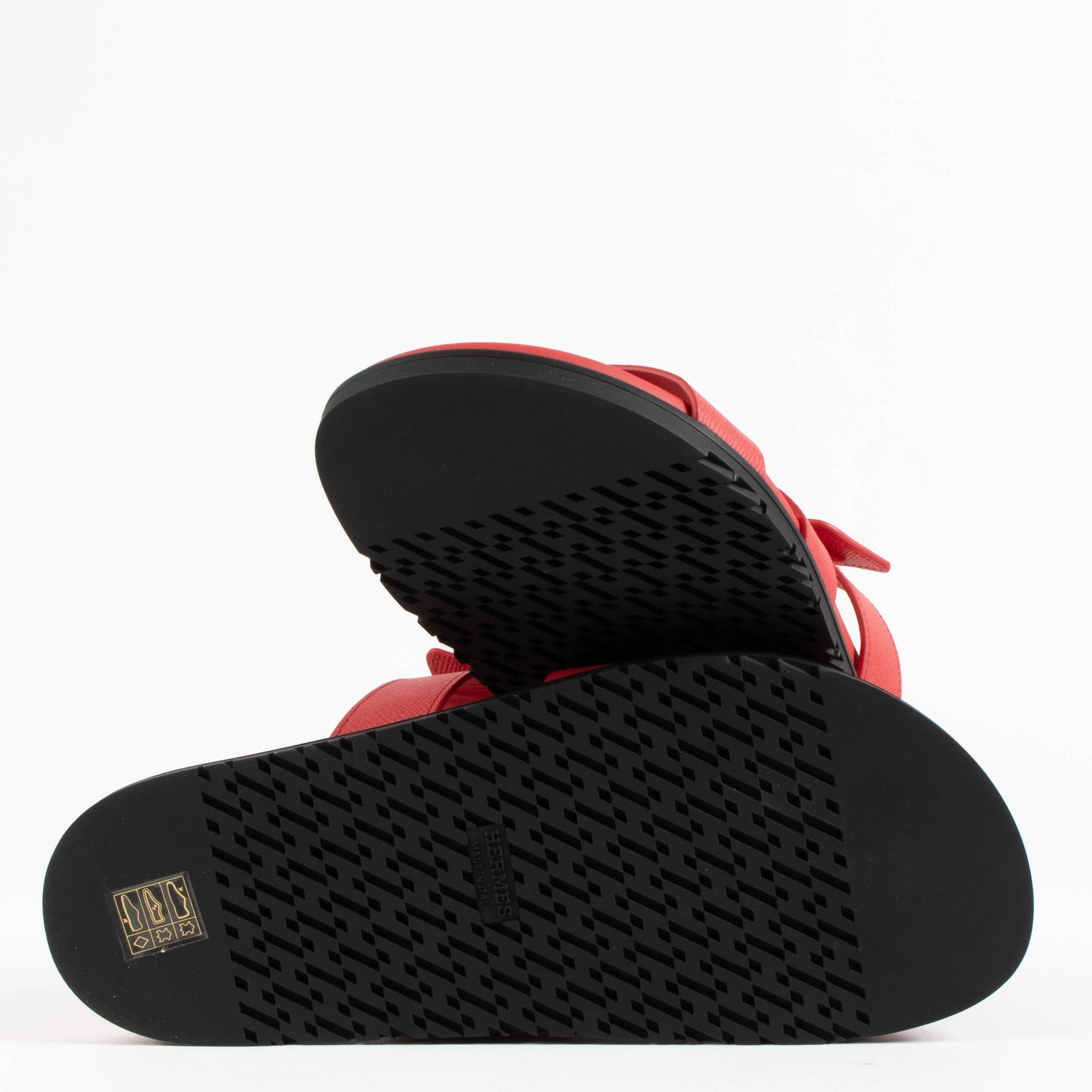Hermes Chypre Sandals Rose Grenade Epsom - Size 41