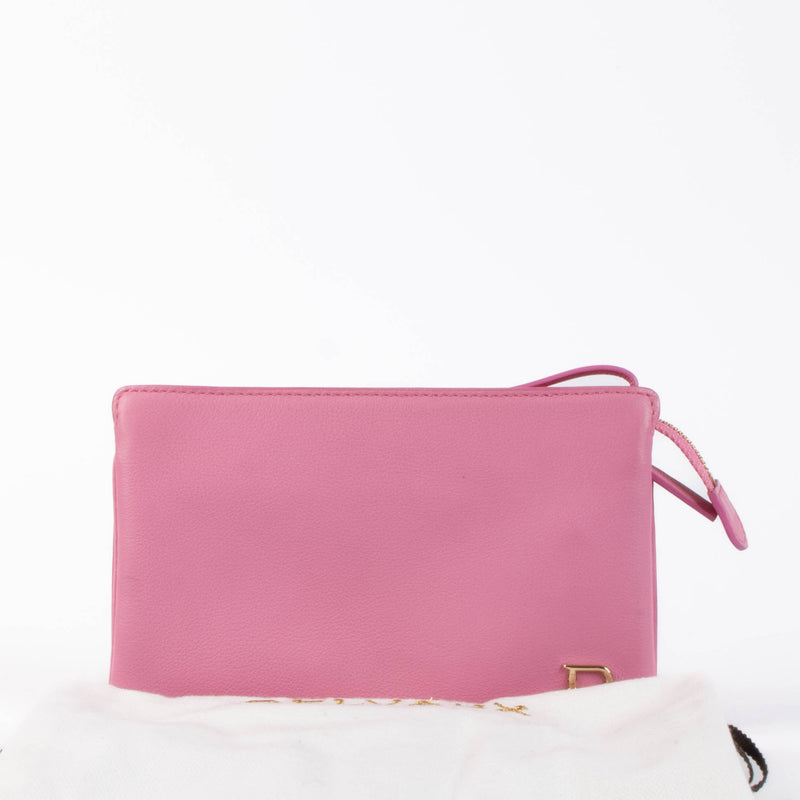 Shop this authentic Delvaux Flamingo Allure Pouch pre-loved on Labellov.com