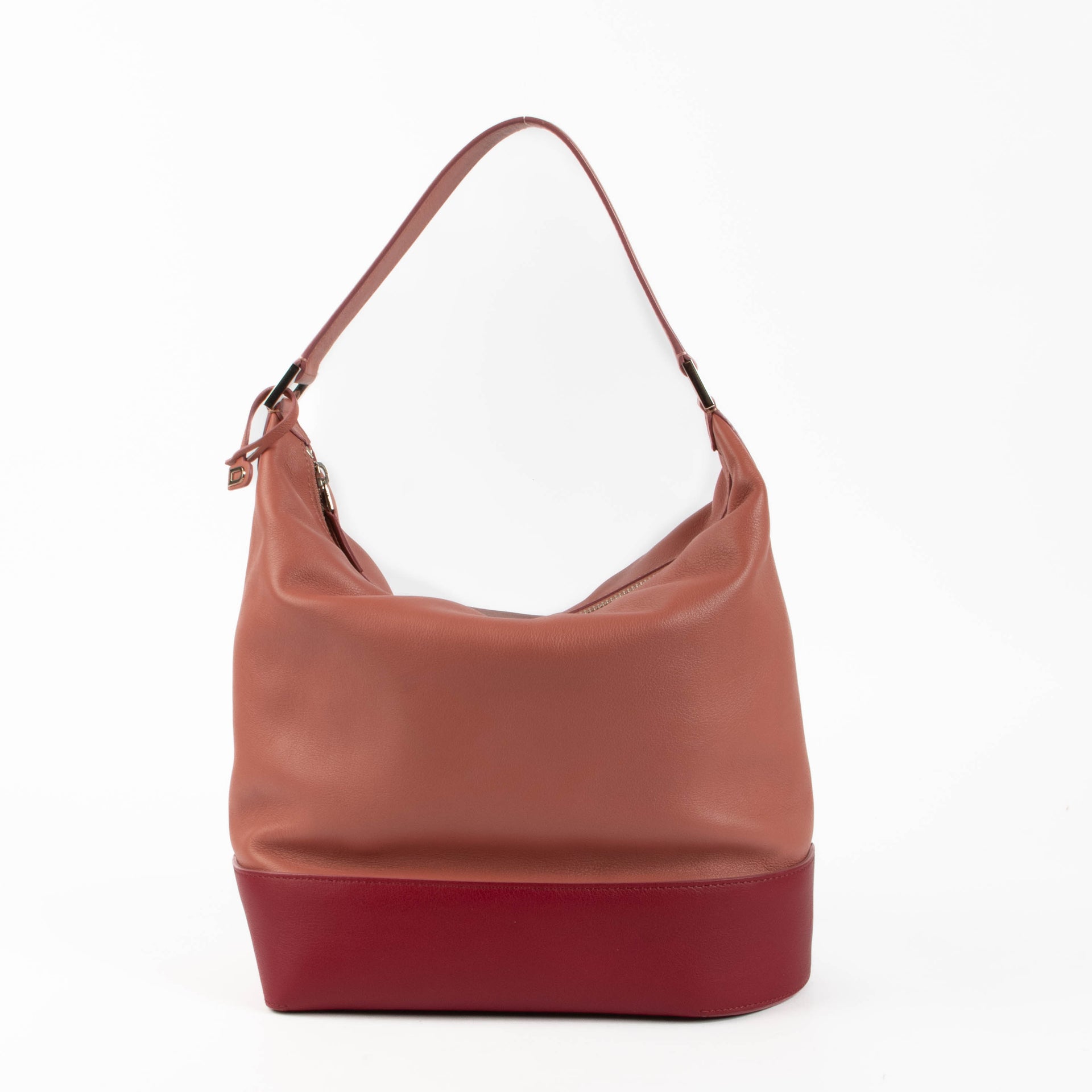 Shop the authentic Delvaux Pink Small Hobo Bag second hand on Labellov.com