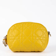 Shop the authentic Christian Dior Yellow Cannage Pouch second hand on Labellov.com