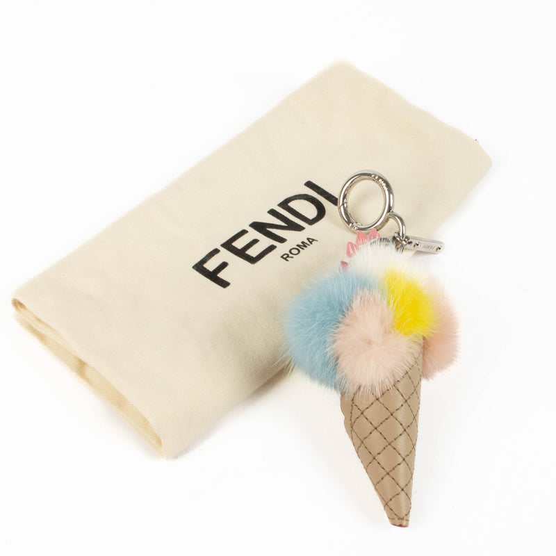 Shop this authenticFendi Multicolor Fur Ice Cream Charm pre-loved on Labellov.com