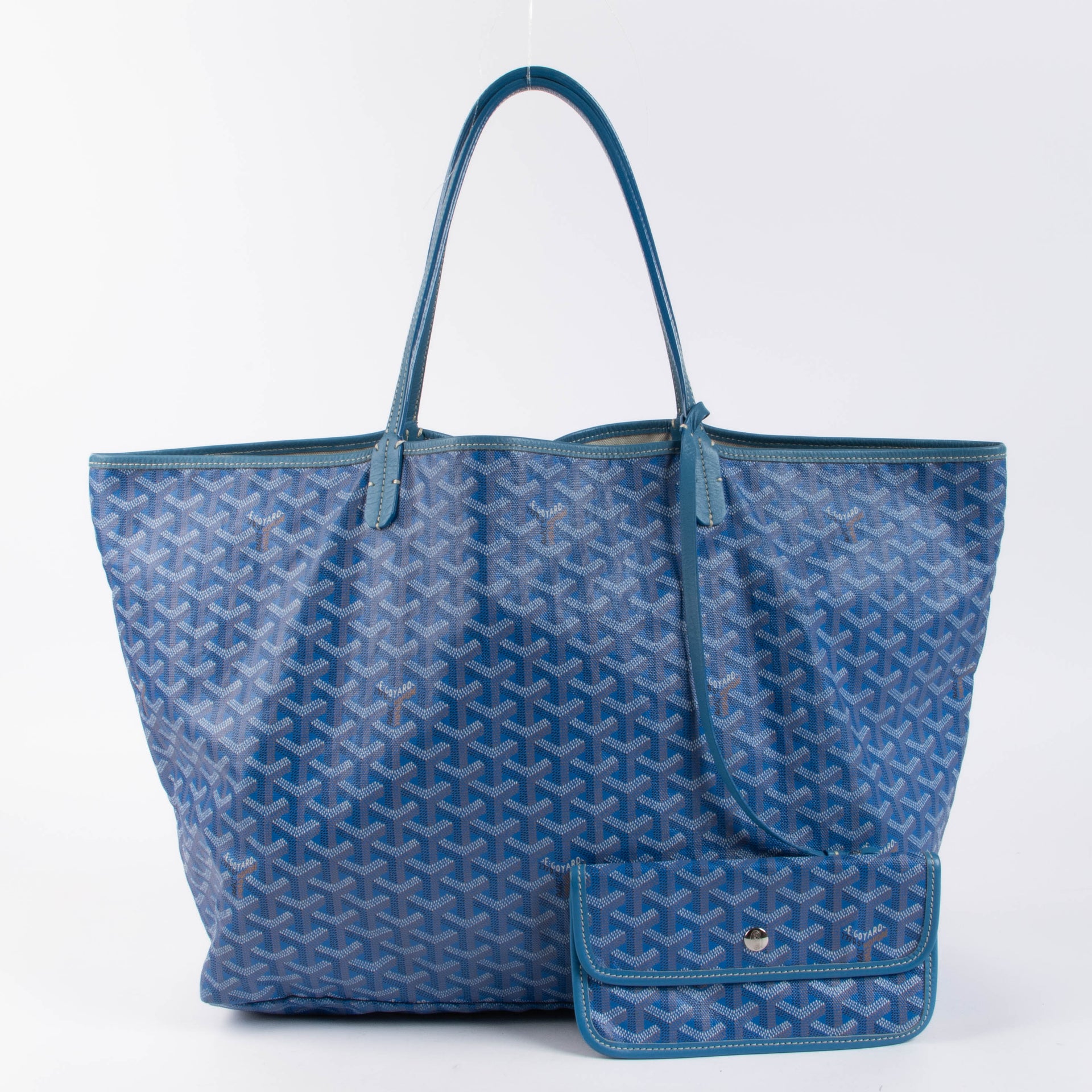 Goyard Blue Saint Louis GM Shoulder Bag